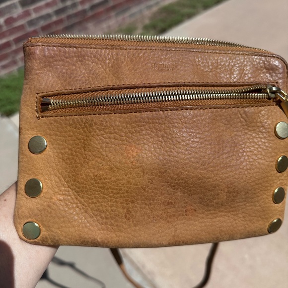 Hammitt Tan Leather Crossbody Bag with removable strap